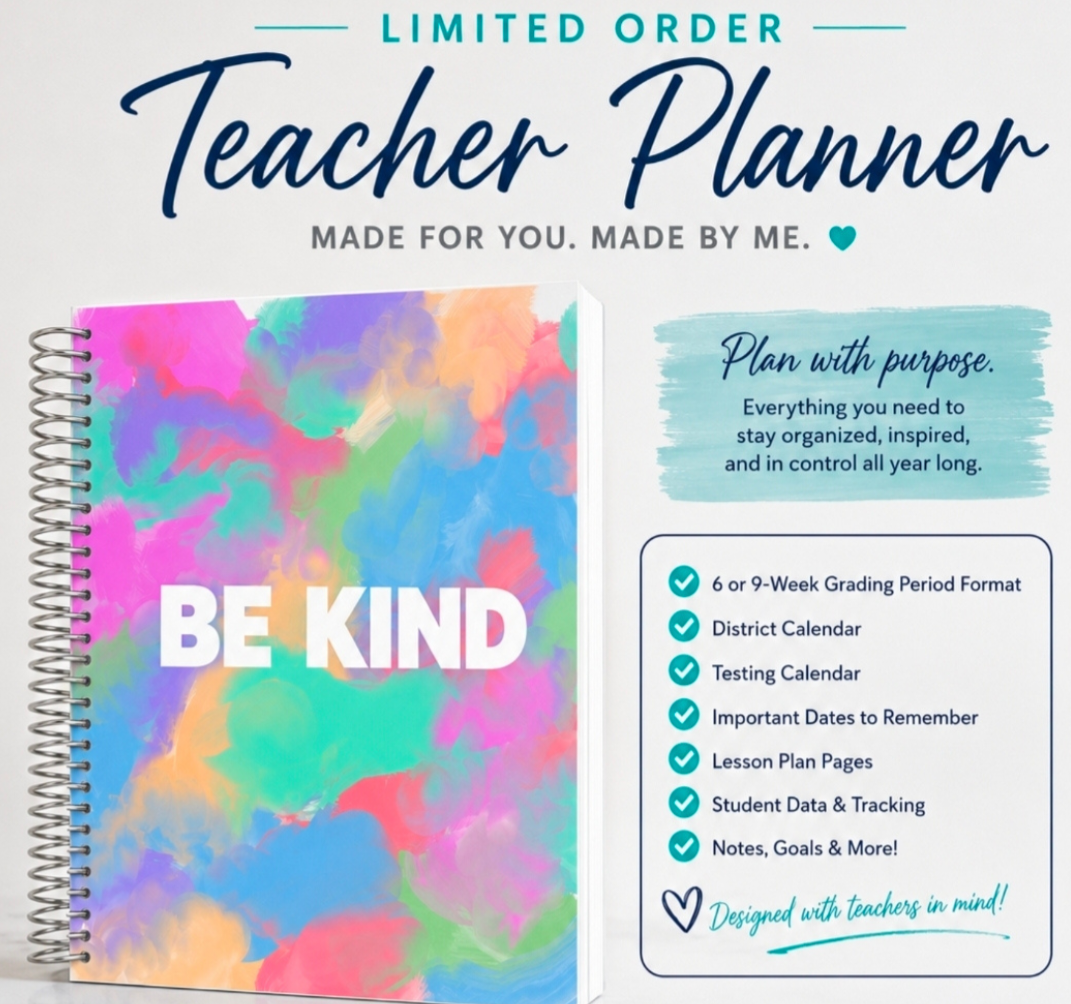 Limited Pre-Order: Teacher Planner